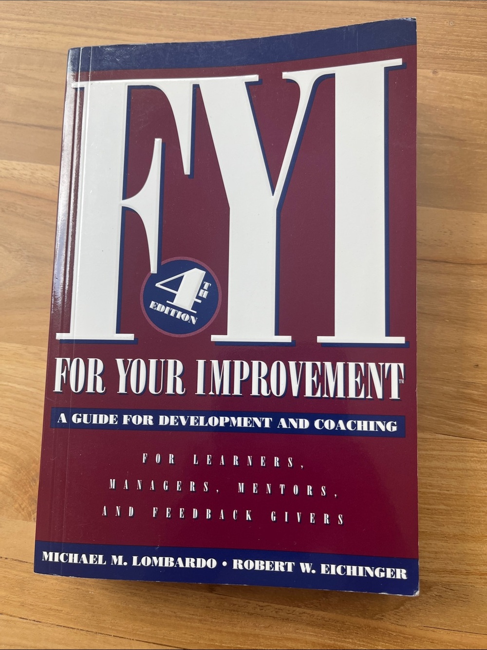 FYI For Your Improvement Book
